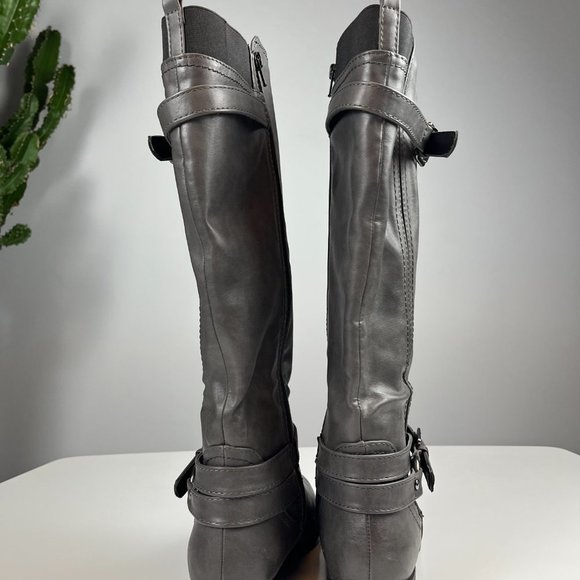 Call it spring under the knee boots gray size 11 - Picture 3 of 7
